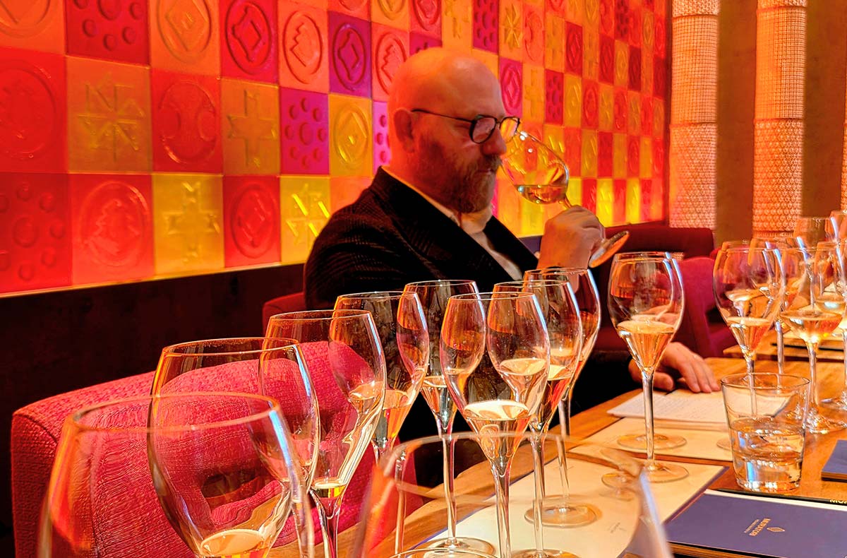 franciacorta muratori millé 2021 Luca Grippo in degustazione