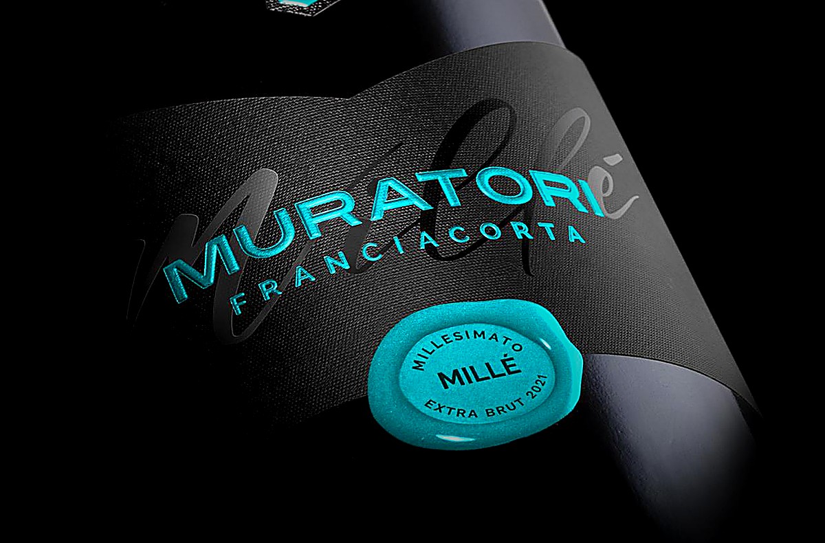 Etichetta franciacorta muratori millé 2021