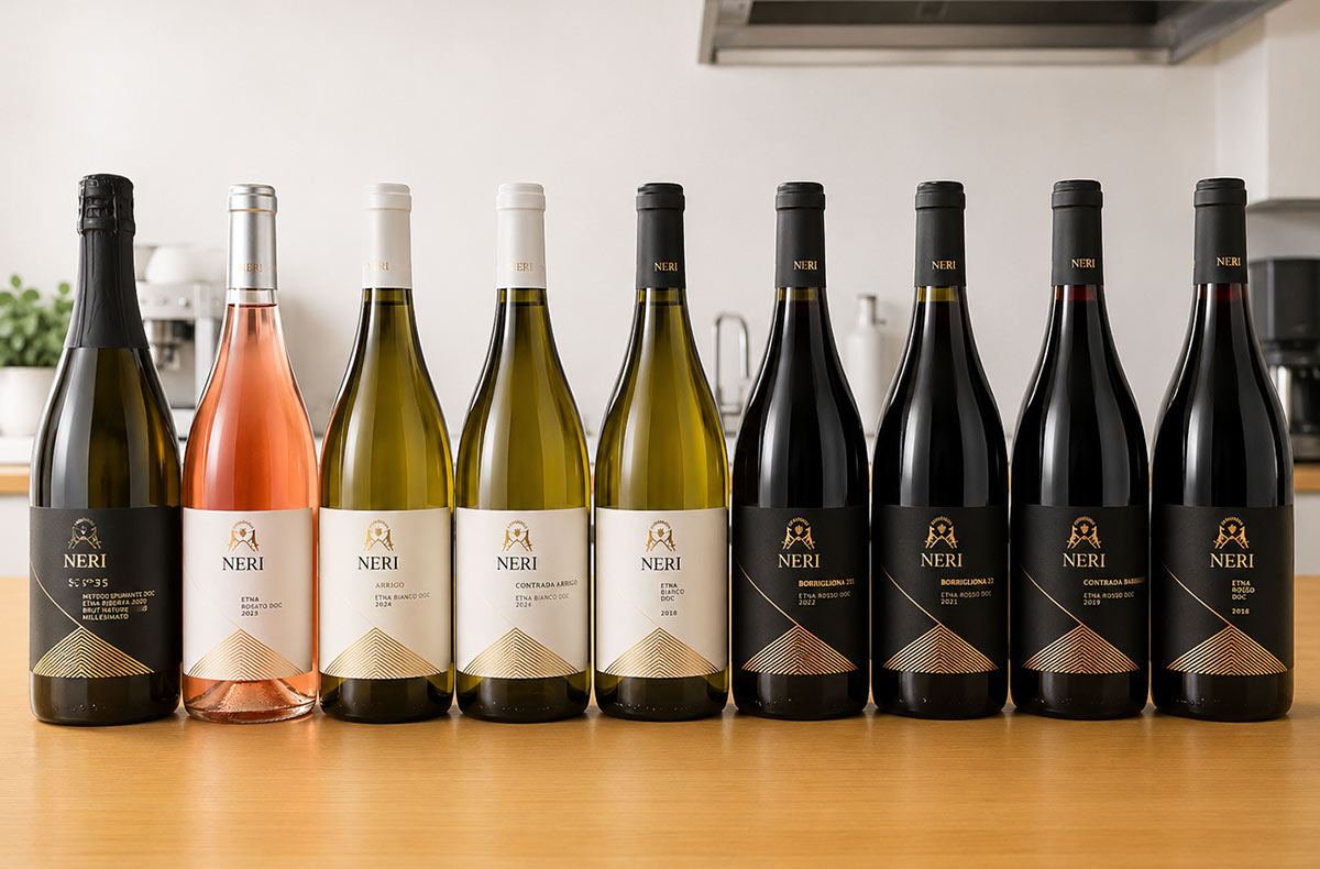 Degustazione dei vini della Famiglia Neri Etna a Casa Arrigo